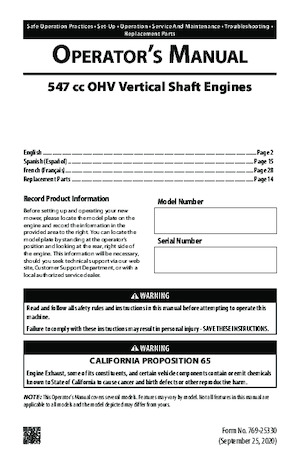 Kosiarki Samojezdne i Traktory Ogrodowe Rover Rancher 547/42