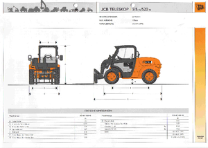 Ładowarki teleskopowe JCB 515-40