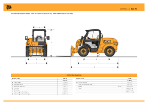 Ładowarki teleskopowe JCB 520-40
