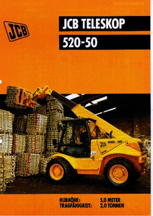 Ładowarki teleskopowe JCB 520-50