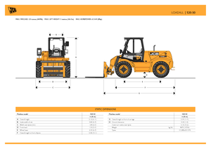Ładowarki teleskopowe JCB 520-50