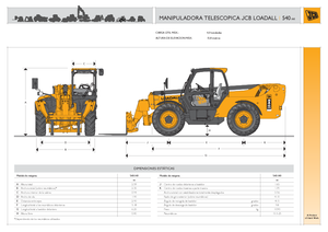 Ładowarki teleskopowe JCB 540-140