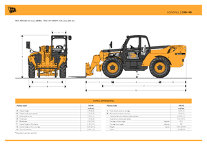 Ładowarki teleskopowe JCB 540-140