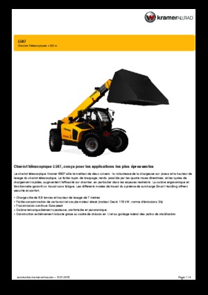 Ładowarki teleskopowe Kramer 5507