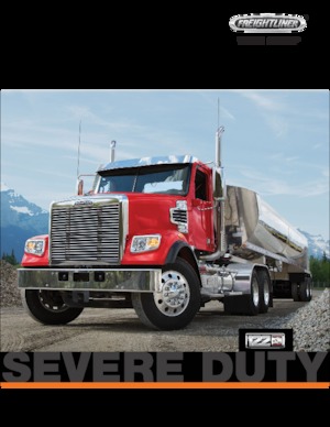 Ciągniki siodłowe ze sztywnym podwoziem Freightliner 122SD 70 Raised Roof Detroit DD13