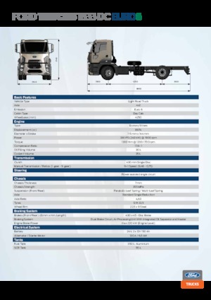 Ciągniki siodłowe ze sztywnym podwoziem Ford 1833 DC