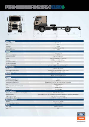 Ciągniki siodłowe ze sztywnym podwoziem Ford 1842