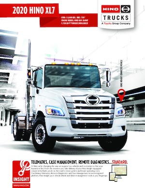 Ciągniki siodłowe ze sztywnym podwoziem Hino 2020 HINO XL7 4x2
