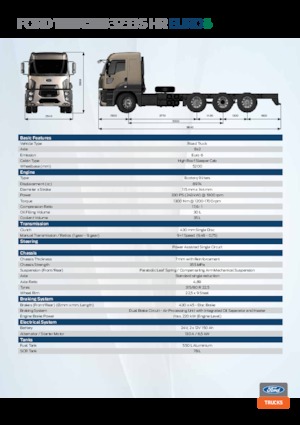 Ciągniki siodłowe ze sztywnym podwoziem Ford 3233S HR