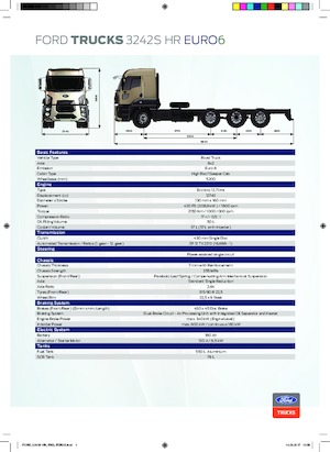 Ciągniki siodłowe ze sztywnym podwoziem Ford 3242S HR