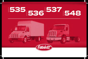 Ciągniki siodłowe ze sztywnym podwoziem Peterbilt 536 PX-9