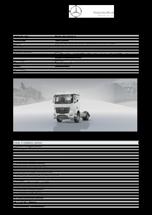 Ciągniki siodłowe ze sztywnym podwoziem Mercedes-Benz Arocs 1832 LK 4x2