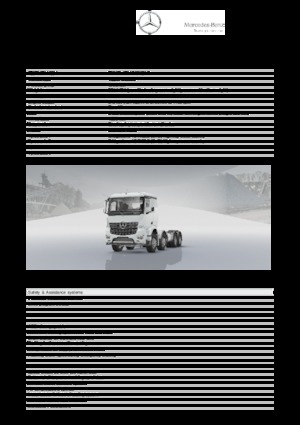 Ciągniki siodłowe ze sztywnym podwoziem Mercedes-Benz Arocs 4142 AK 8x6