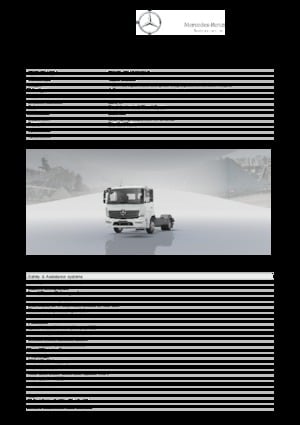 Ciągniki siodłowe ze sztywnym podwoziem Mercedes-Benz Atego 1221 K 4x2