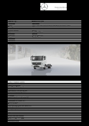 Ciągniki siodłowe ze sztywnym podwoziem Mercedes-Benz Atego 818 L 4x2