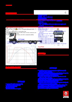 Ciągniki siodłowe ze sztywnym podwoziem Renault C 430 8X4*4 R TRIDEM