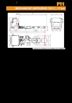 Ciągniki siodłowe ze sztywnym podwoziem Isuzu F11 H