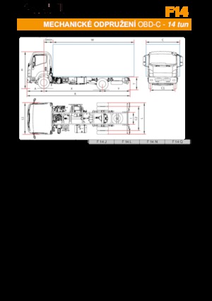 Ciągniki siodłowe ze sztywnym podwoziem Isuzu F14 L