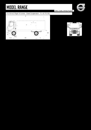 Ciągniki siodłowe ze sztywnym podwoziem Volvo Trucks FL516 4x2