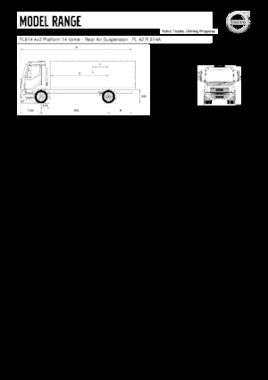 Ciągniki siodłowe ze sztywnym podwoziem Volvo Trucks FL814 4x2 Platform
