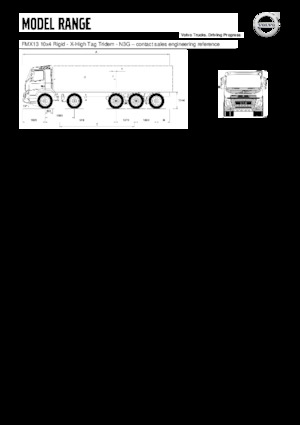 Ciągniki siodłowe ze sztywnym podwoziem Volvo Trucks FMX13.420 10x4 Rigid -X-High Tag Tridem