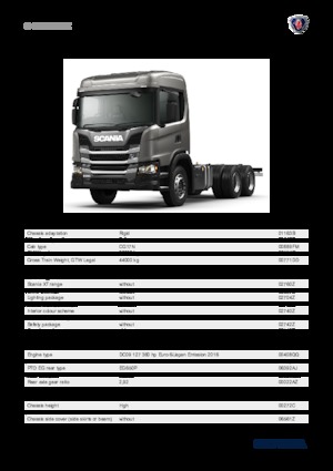 Ciągniki siodłowe ze sztywnym podwoziem Scania G 360 B6x4HZ