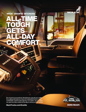 Ciągniki siodłowe ze sztywnym podwoziem Mack Granite 42FR MHD Cummins L9