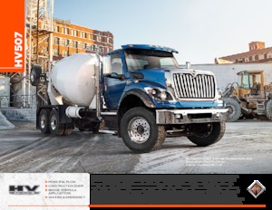 Ciągniki siodłowe ze sztywnym podwoziem International HV507 107 Extended Cab Cummins B6.7