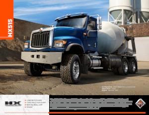 Ciągniki siodłowe ze sztywnym podwoziem International HX515 114 Day Cab  Navistar N13