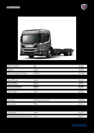 Ciągniki siodłowe ze sztywnym podwoziem Scania L 320 B6x2NB