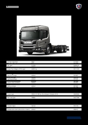 Ciągniki siodłowe ze sztywnym podwoziem Scania L 360 B6x4NB