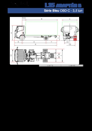 Ciągniki siodłowe ze sztywnym podwoziem Isuzu L35 F S