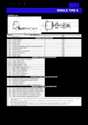 Ciągniki siodłowe ze sztywnym podwoziem Isuzu M21