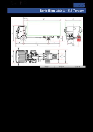 Ciągniki siodłowe ze sztywnym podwoziem Isuzu M55 E