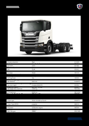 Ciągniki siodłowe ze sztywnym podwoziem Scania R 280 B6x4NA