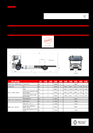 Ciągniki siodłowe ze sztywnym podwoziem Renault RT E-TECH C - P4x2 ROAD