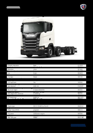 Ciągniki siodłowe ze sztywnym podwoziem Scania S 420 B8x4NA