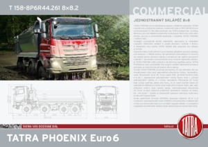 Ciągniki siodłowe ze sztywnym podwoziem Tatra T 158-8P6R44.261
