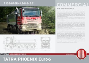 Ciągniki siodłowe ze sztywnym podwoziem Tatra T 158-8P6R44.261
