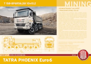 Ciągniki siodłowe ze sztywnym podwoziem Tatra T 158-8P6R56.261