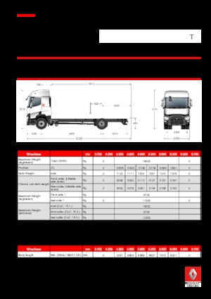 Ciągniki siodłowe ze sztywnym podwoziem Renault T 440.18 4x2 R LOW E6
