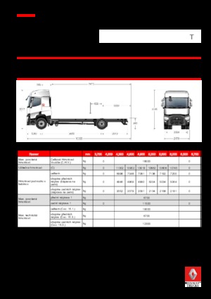 Ciągniki siodłowe ze sztywnym podwoziem Renault T 460.18 4x2 R LOW E6