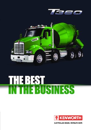 Ciągniki siodłowe ze sztywnym podwoziem Kenworth T360 Day Cab ISLE5 8x4