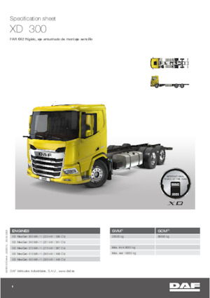 Ciągniki siodłowe ze sztywnym podwoziem DAF XD 340 FAR