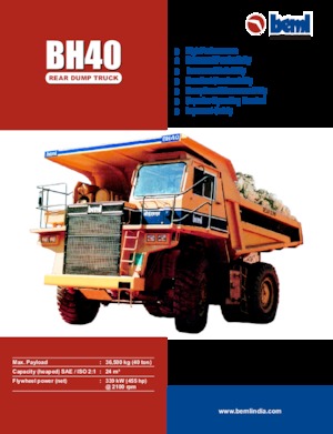 Wywrotka tylnozsypowa Beml BH40