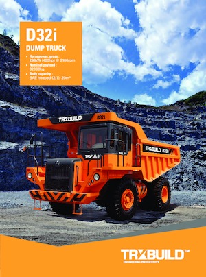Wywrotka tylnozsypowa TRXBUILD D32i