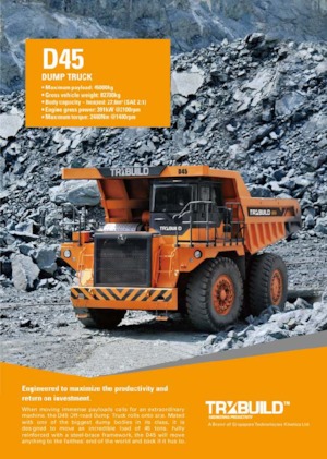 Wywrotka tylnozsypowa TRXBUILD D45