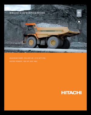 Wywrotka tylnozsypowa Hitachi EH1100-3