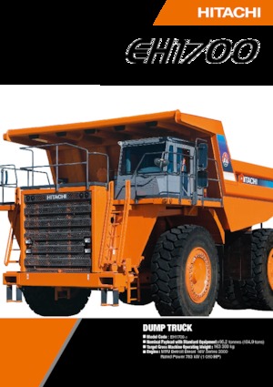 Wywrotka tylnozsypowa Hitachi EH1700-3