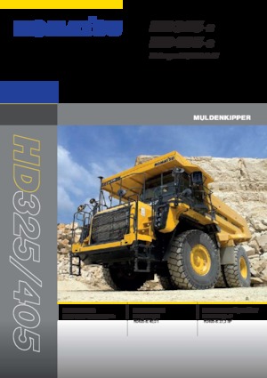 Wywrotka tylnozsypowa Komatsu HD405-8E0
